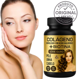 Colágeno Hidrolisado Com Ácido Hialurônico + Biotina - Arkad Suplementos - Original