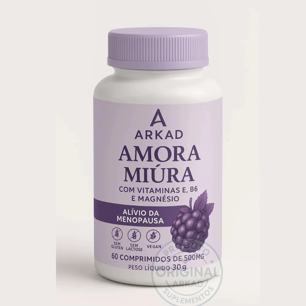 60 capsulas 500mg de Amora Miura - PRONTA ENTREGA!! 100% ORIGINAL - Arkad Suplementos - Saúde da Mulher