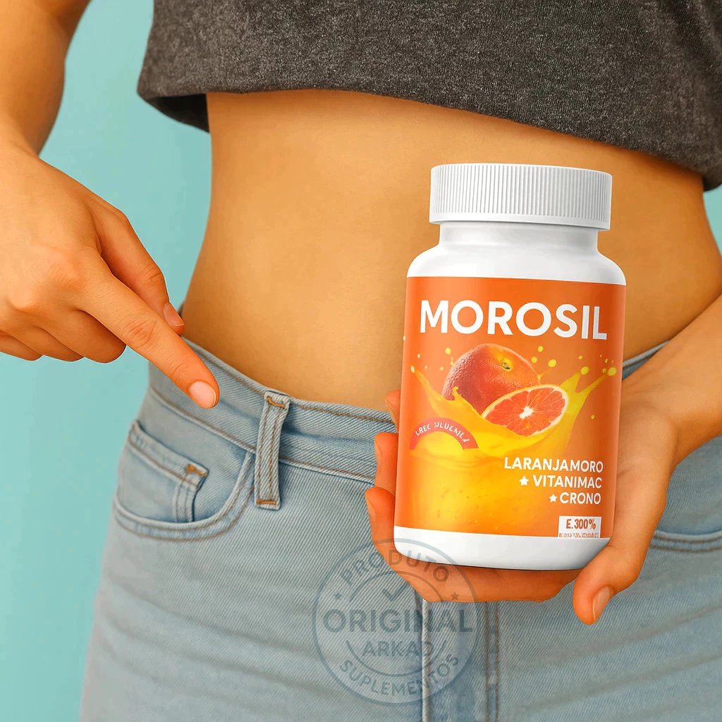 Morosil + Colágeno + Vitamina C  -  60 cápsulas 500mg - 100% Natural - Arkad Suplementos