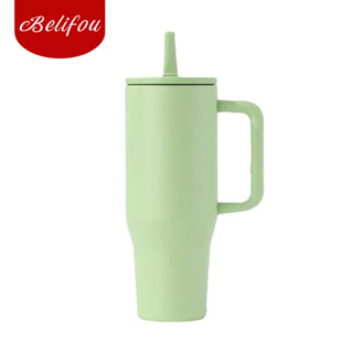 Belifou 1200ml/1.2L Com Tampa Garrafa Térmica Portátil De Aço Inoxidável E Canudo em Oferta na Shopee