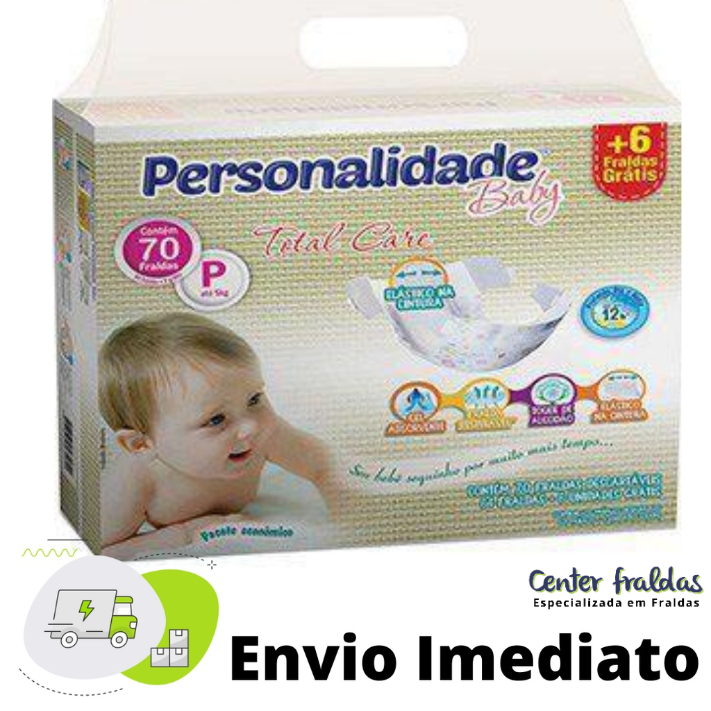Fralda Infantil Eurofral Personalidade Care P, M, G, XG, XXG
