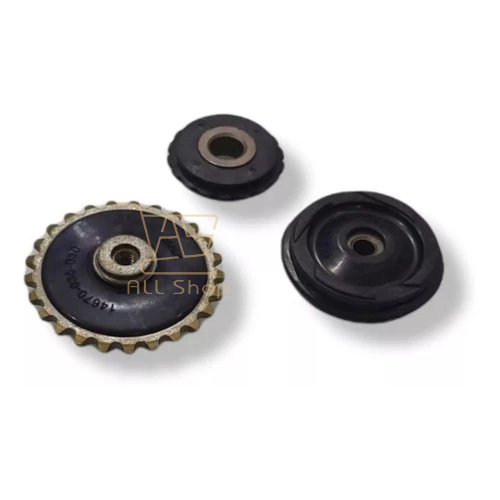 Kit Tensor Guia Corrente Comando Biz 100 / Pop 100 / Dream 100 / Web 100 / Traxx Star 50 Engrenagem