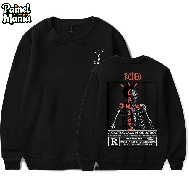 Moletom Suéter Gola Redonda Rap Unissex Diversas Cores 5286