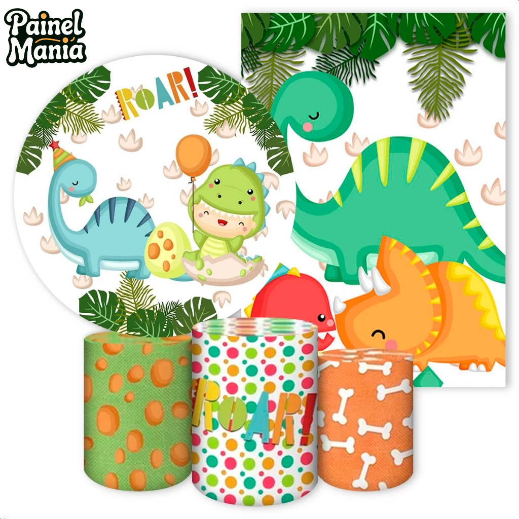 Capas Paineis de Festa Sublimados Vários Modelos Tema  Dino-Baby em Oferta na Shopee
