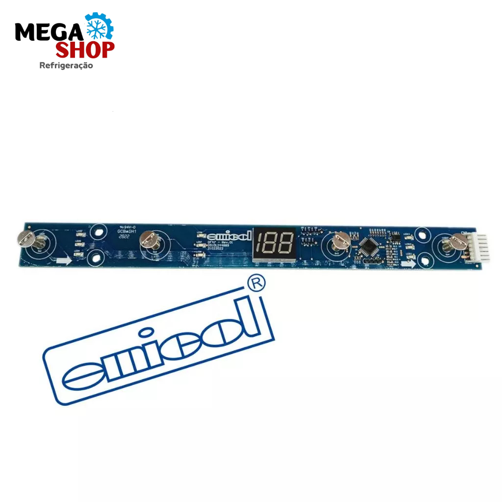 Placa Interface Compatível Geladeira Electrolux DF47 DF49 DF50 64800631 64502351 72540110000 EMICOL