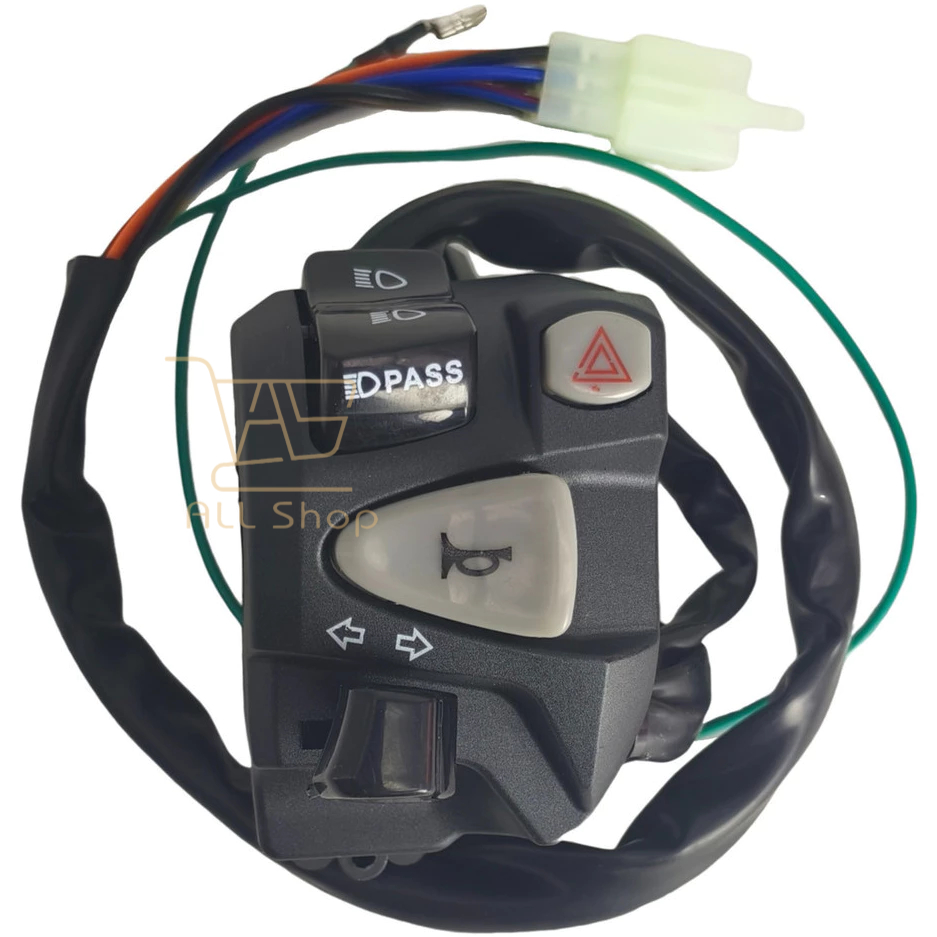 Punho Interruptor Luz Para Titan 150 160 / Cb 650 / Nc 750 / Fan 125 150 160 Lampejador em Oferta na Shopee