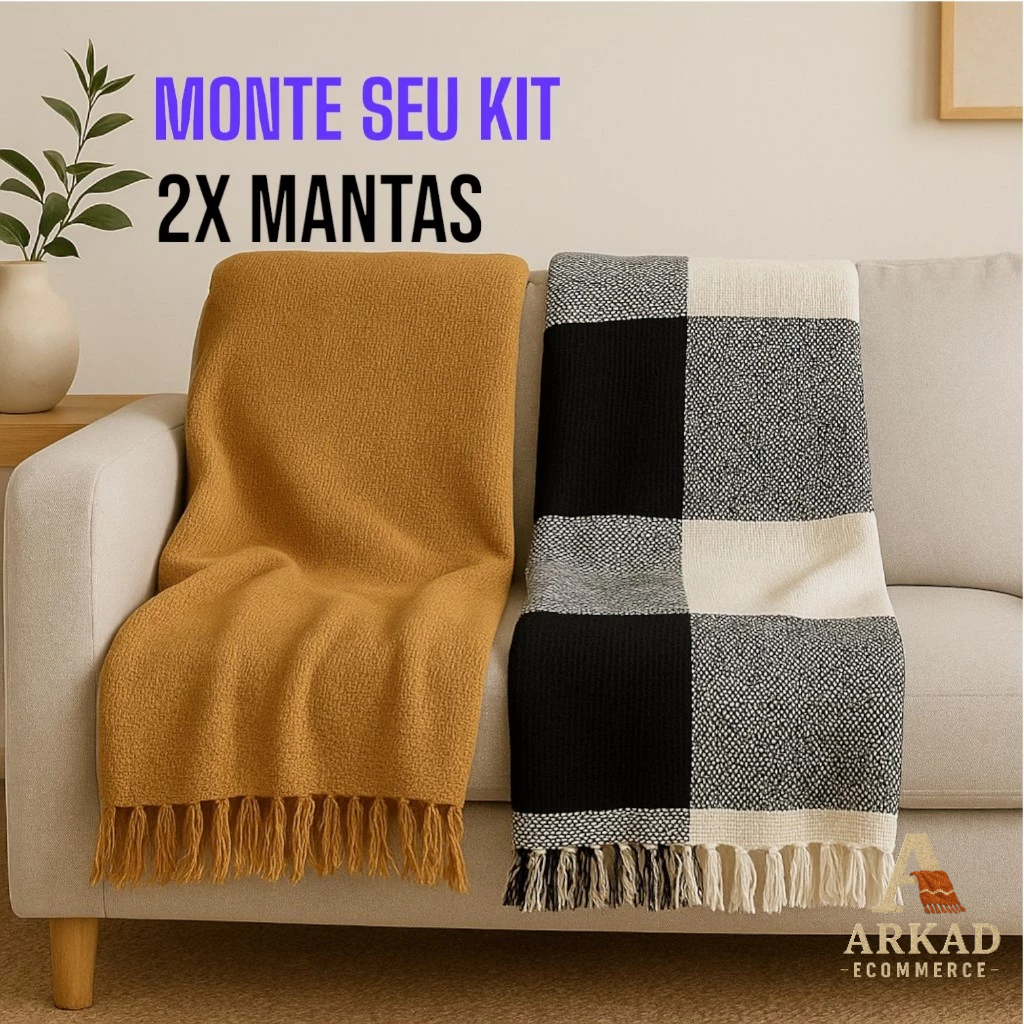 KIT 2 Manta Para Sofá Luxo Decoração Proteção Capa Para Sofá Terracota Luxo 220X120 CM em Oferta na Shopee