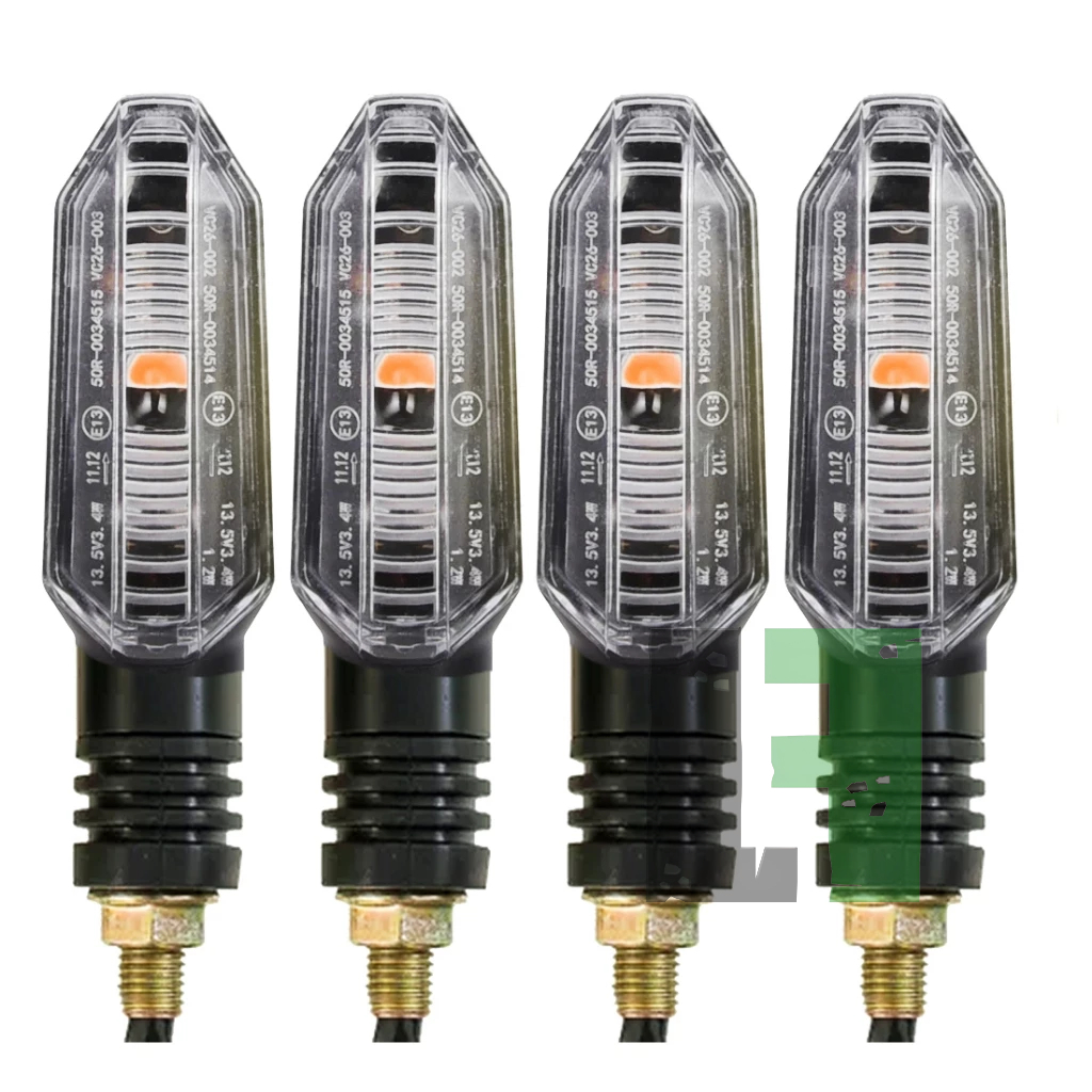 Kit 4 ou 2 Piscas Para Motos Universal Titan / Fan 125 150 / Cb 300 / Xre 300 / Bros 125 150 160 em Oferta na Shopee