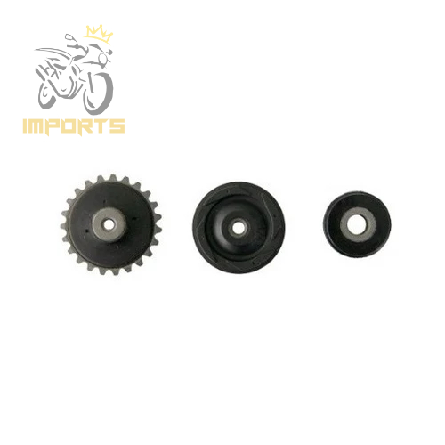 Kit Guia Tensor Comando Corrente Moto Dream 100 Pop 100 Biz 100 Web 100 / Traxx Star 50