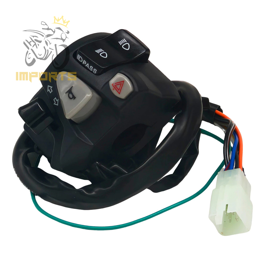 Punho de Luz Com Lampejador Honda Fan 125 150 160 / Titan 150 160 / Nc 750 / Cb 650