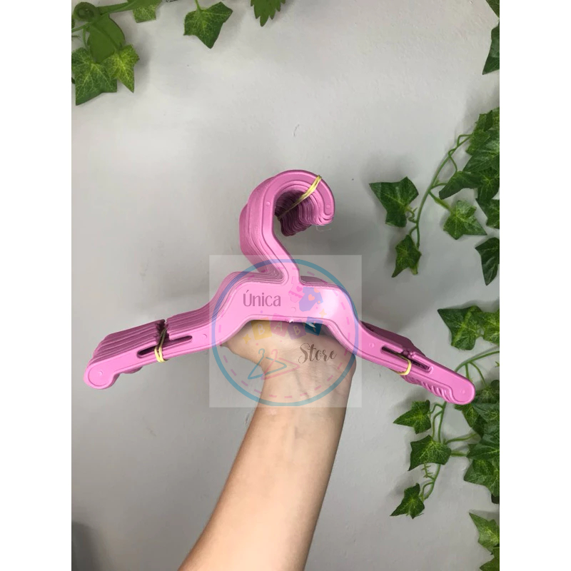 Kit 50 Cabides Baby Rosa Infantil ENXOVAL!! em Oferta na Shopee