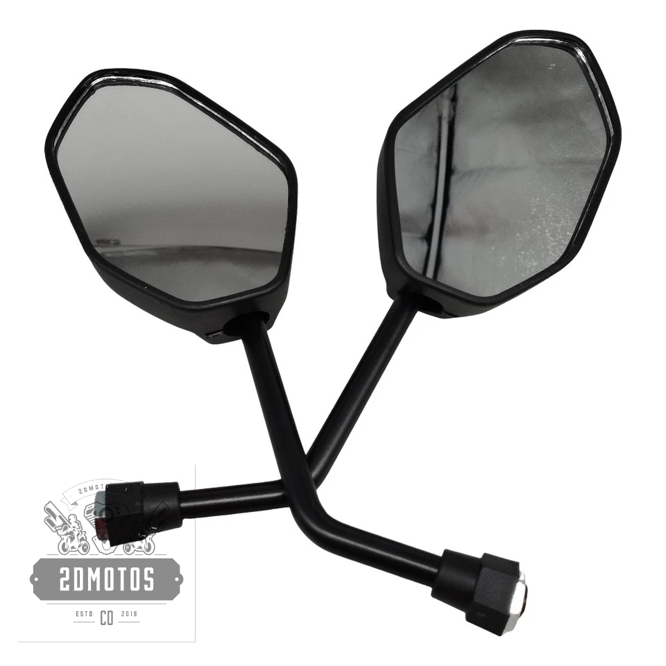 Par De Retrovisores Honda Fan 125 150 160 / Titan 125 150 160 2014 Até 2021 Mini Espelho