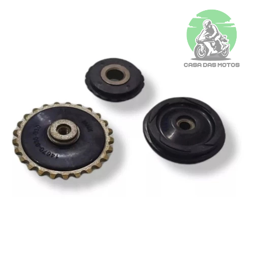 Kit Tensor Guia Corrente Comando Traxx Star 50 Biz 100 Pop 100 Web 100 Dream 100
