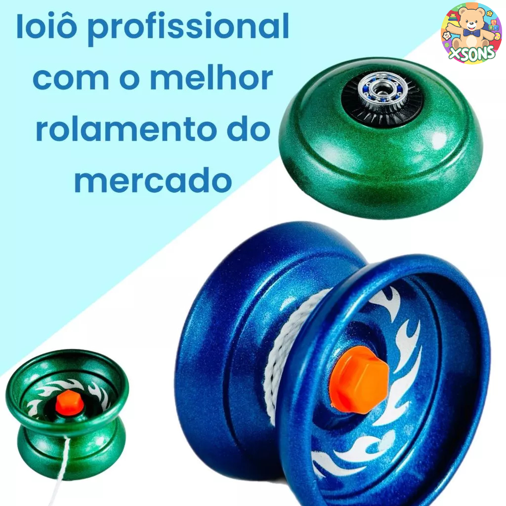 Ioiô De Metal Com Super Rolamentos O Melhor Do Brasil Preço De Promoção Para Presentes Para Crianças