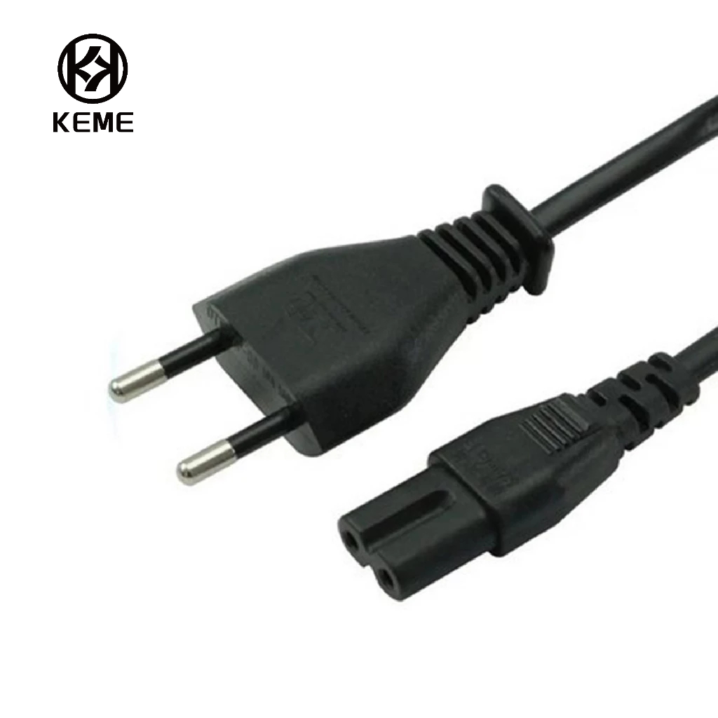 Cabo De Força Energia 2 Pinos pra caixa de som Ps2 Ps3 Ps4 Notebook 1,5m