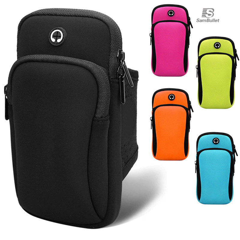 Braçadeira Suporte Braço Celular Treino Corrida Celular Fone em Oferta na Shopee