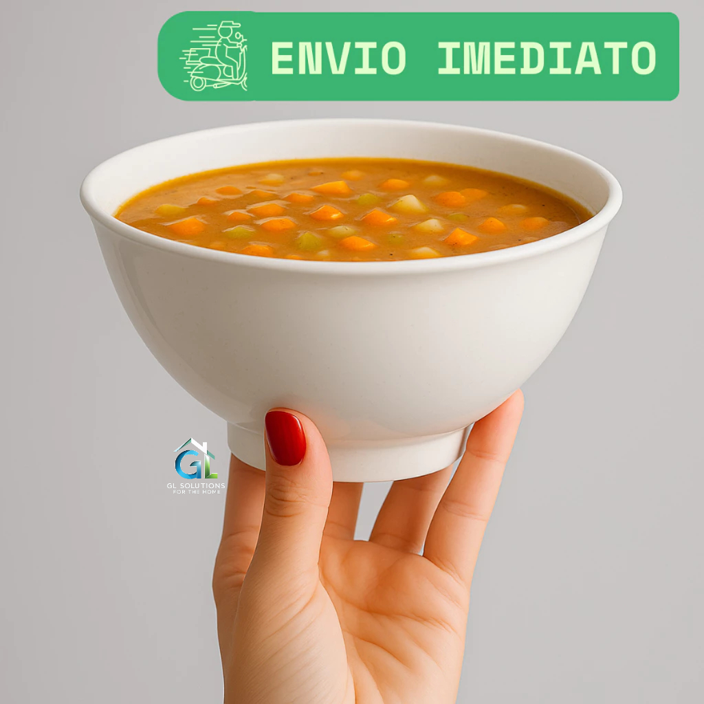 Kit 10 cumbucas brancas plasticas caldo feijoada tigela açai sopa sobremesa amendoim