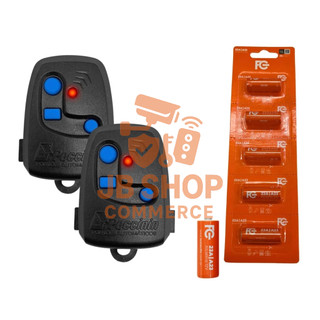 2 Controles Remoto 3C Preto com Pilha + 5 Pilhas Extras