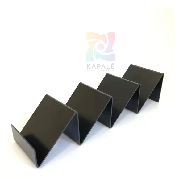Kit com 10 bandejas Tipo escadinha para mercados, Açougues e padarias (27x6x8,5)