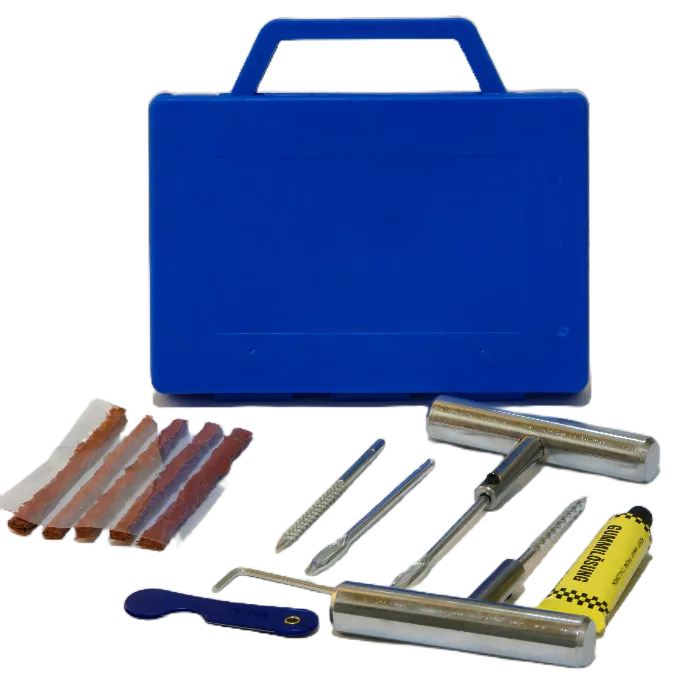 Kit Reparo Remendo Ferro Reforçado Macarrão Pneu Carro Moto Tipo Maleta Com 12 Peças em Oferta na Shopee