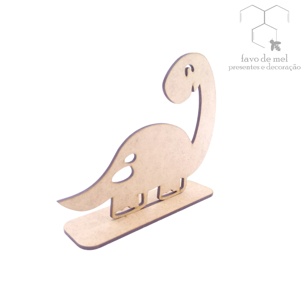 Kit 10 ou 15 Centro Mesa Dinossauro Vazado MDF Display Festa e Decoração
