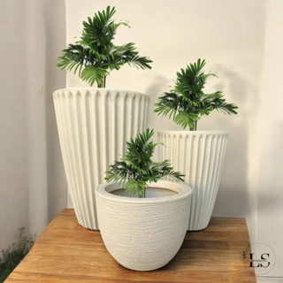 Kit 3 Vasos Coluna Romana N°1,2 + Bojo N°1 Planta Flor Jardim Varanda Moderno e Elegante Polietileno em Oferta na Shopee
