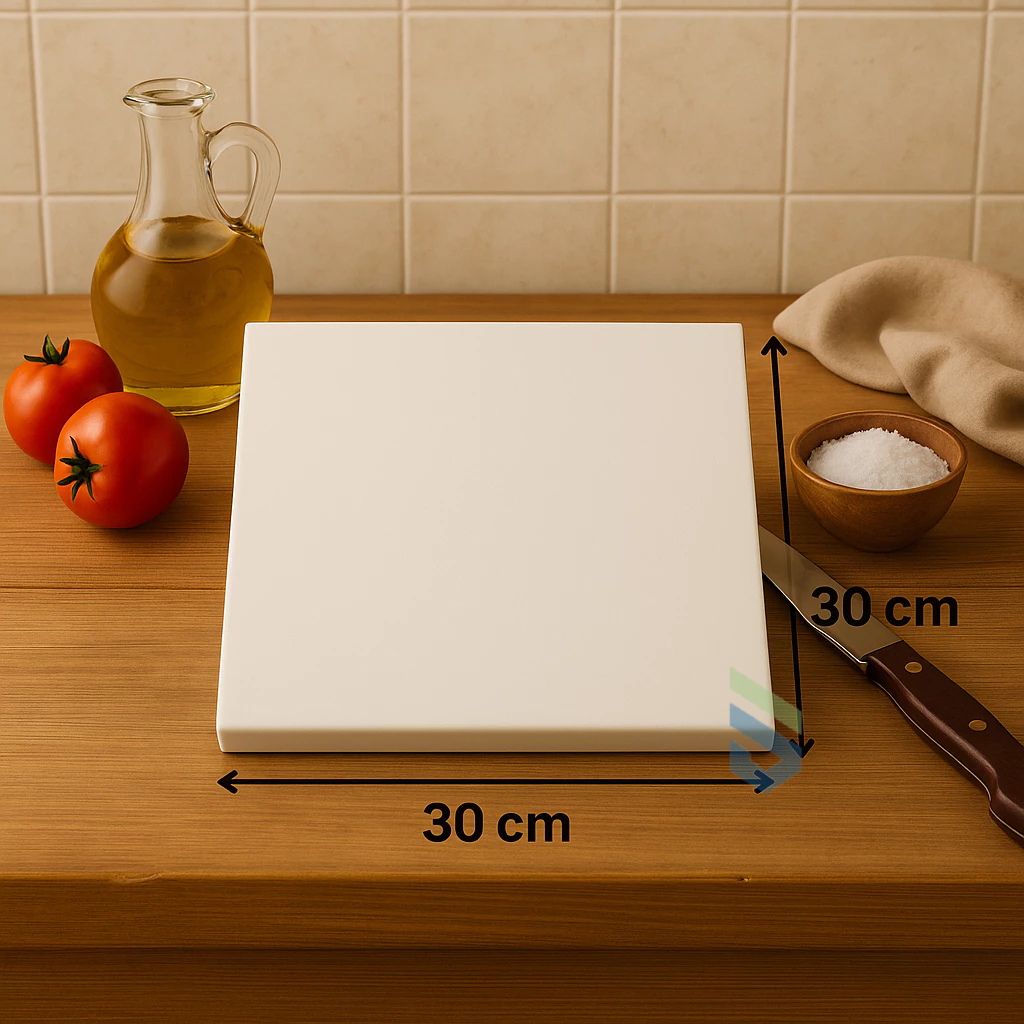 Tábua Para Corte Polietileno 10mm X 30cm X 30cm Para CNC Router Padaria Mercado em Oferta na Shopee