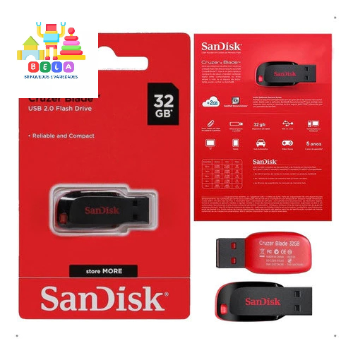 Pendrive SanDisk Cruzer Blade 32GB 2.0