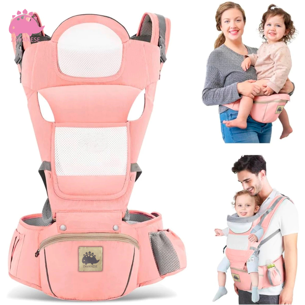 Banco De Cintura Para Bebê Canguru Bebe Passeio Varias Cores Mochila Infantil Hipseat TINNY YOU