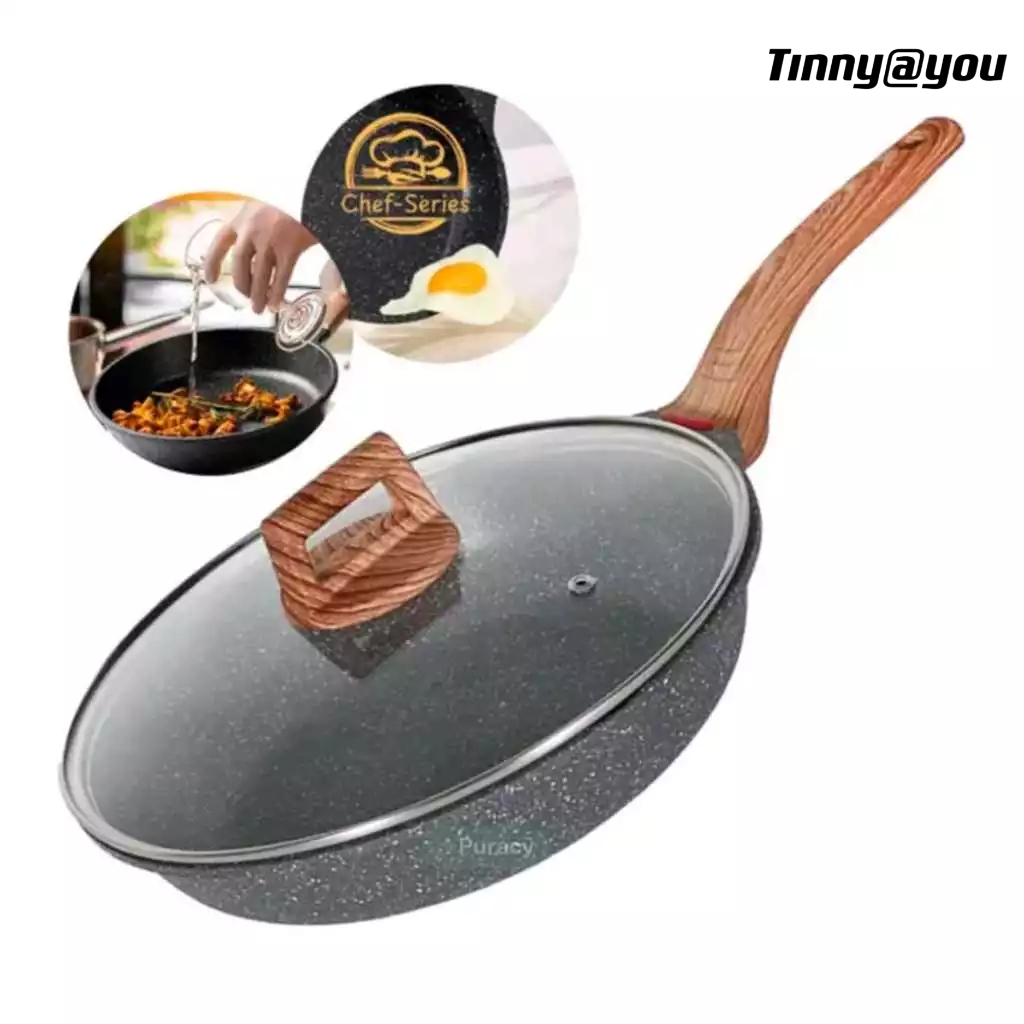 Panela Frigideira de Granito com Revestimento Premium Uso Diário TINNY YOU