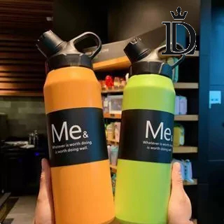 Garrafa Térmica Em Aço Inoxidável 1000ml A Vácuo Portátatil