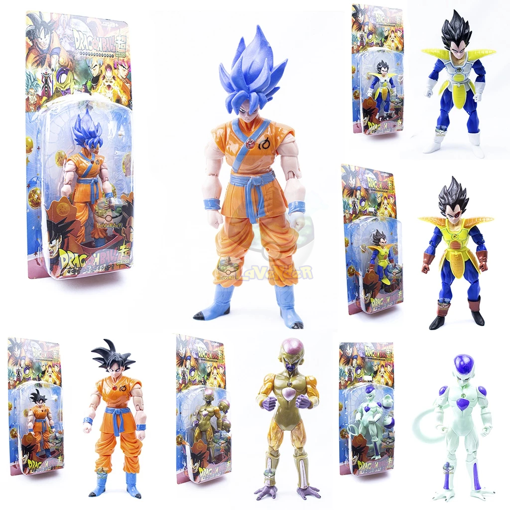Boneco 15 cm para colecionador dragon ball super Goku Goku black SSJ Vegeta Shenlong Frieza Piccolo  Majin Boo deuses