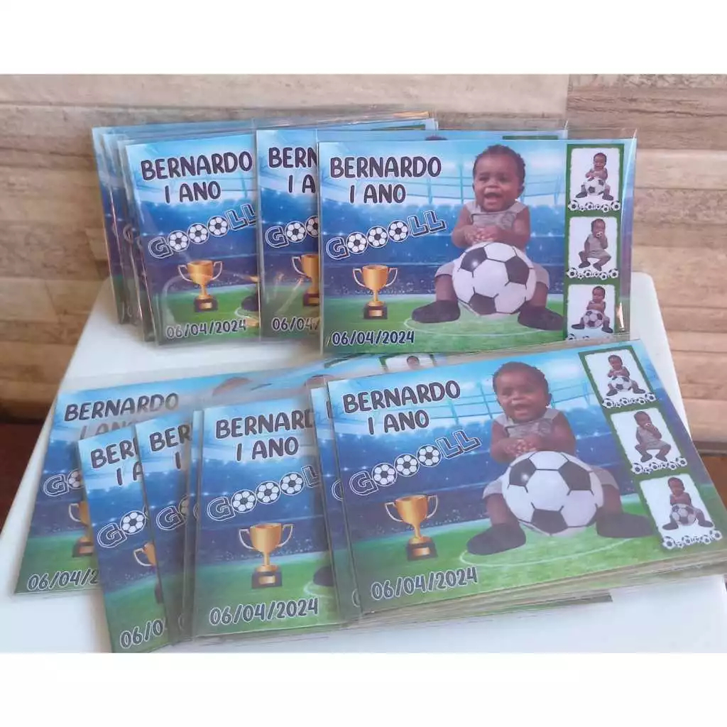 Imã de Geladeira Personalizado com Foto - Lembrancinha Infantil
