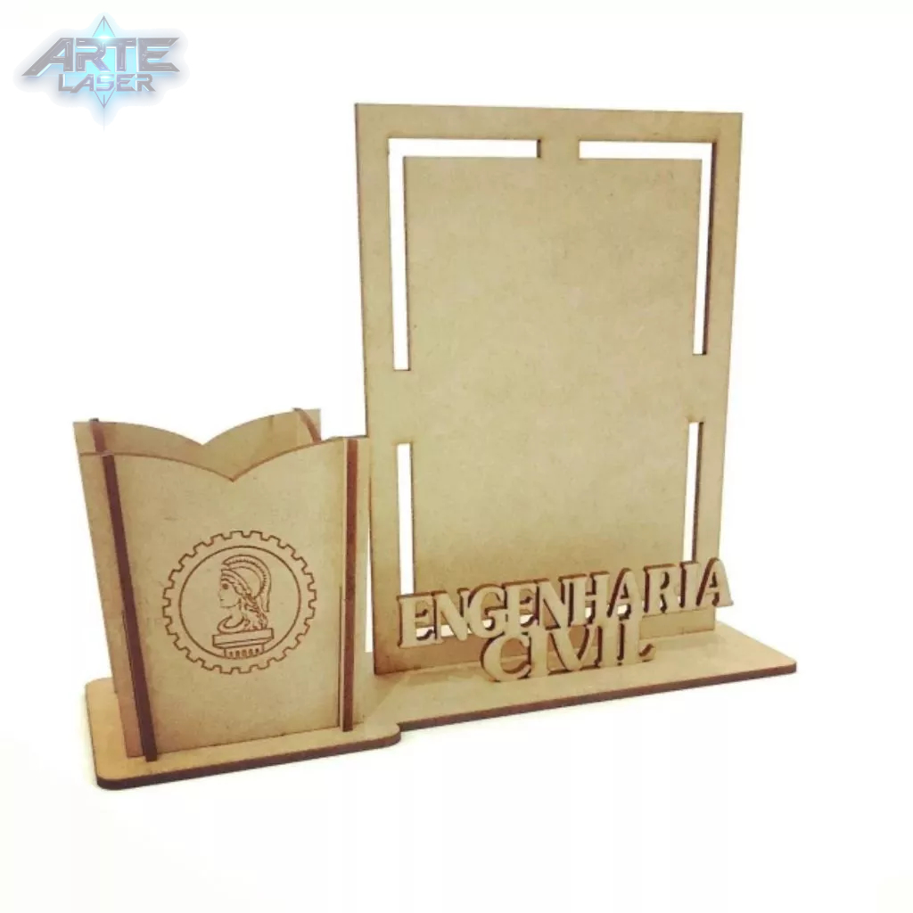 Kit Porta Caneta com Porta Retrato - Lembrancinha Formatura e Aniversário