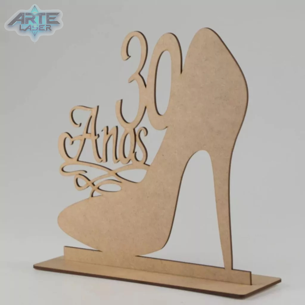 Kit Lembrancinha Salto para Aniversário em MDF em Oferta na Shopee