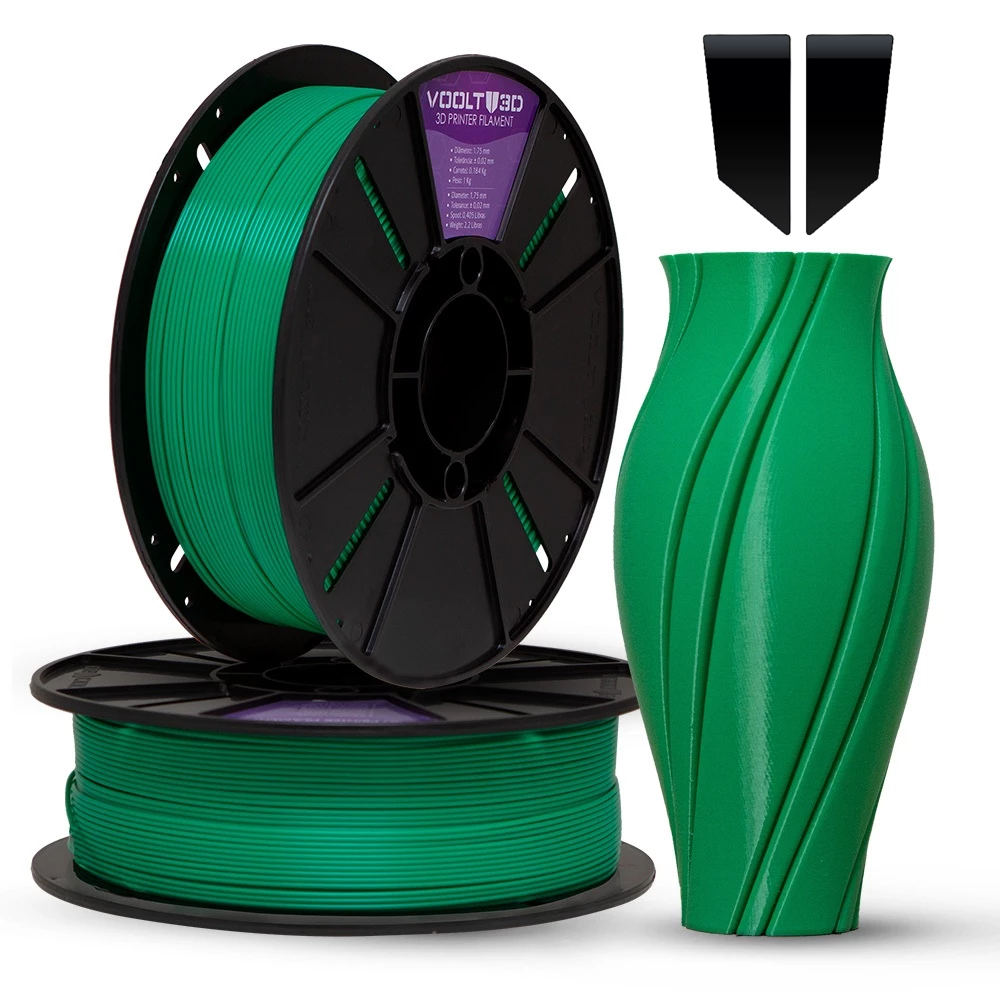 Filamento Petg HF High Fluidity - Verde  - 1kg - 1.75mm  - Nacional Voolt 3D em Oferta na Shopee
