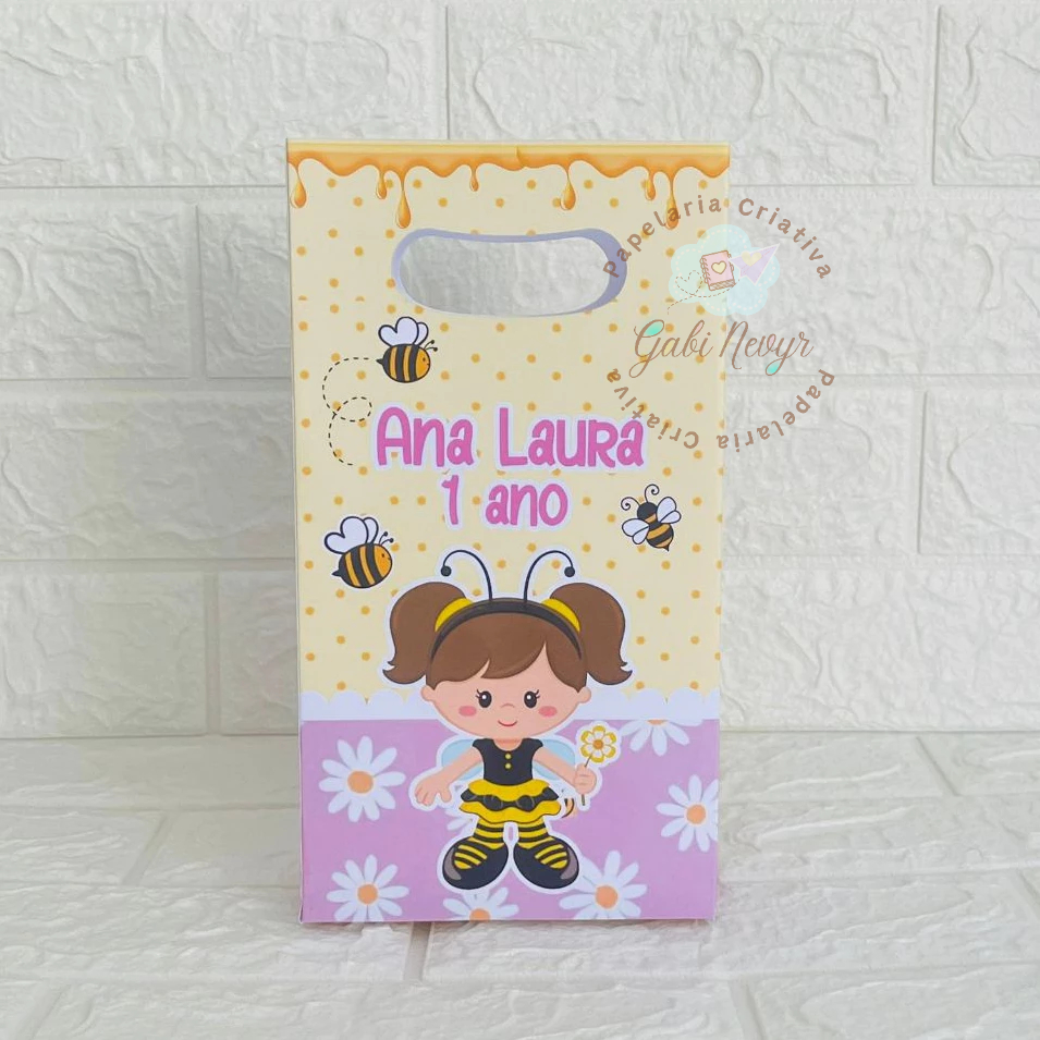 Sacolinha Surpresa M Abelhinha Candy | PEGUE E MONTE - Lembrancinhas personalizadas | Festa Infantil.