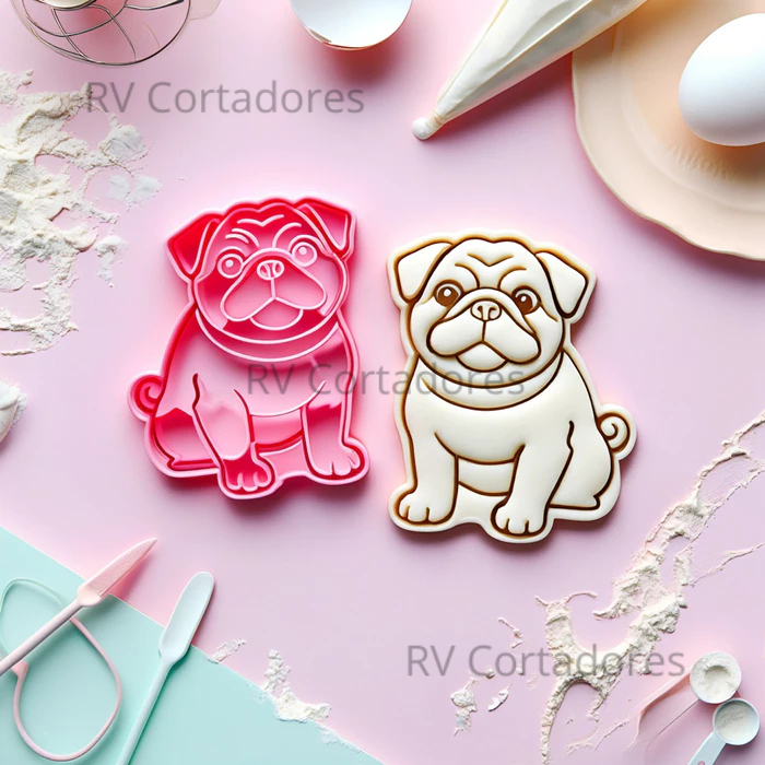 Cortadores Biscoito Varias Raças Cachorros 2 - Pasta Americana molde Biscuit em Oferta na Shopee