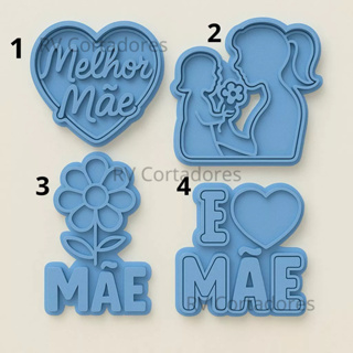 Cortadores Dia das Mães Especial - Pasta Americana molde Biscuit em Oferta na Shopee