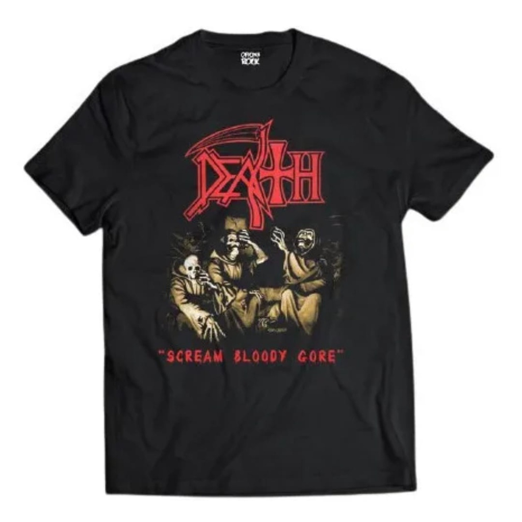 Camiseta Death Scream Bloody Gore-Heavy Metal,death metal