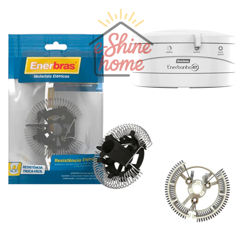Resistência Ducha Enerbanho 4T 5500W 127V Enerbrás em Oferta na Shopee