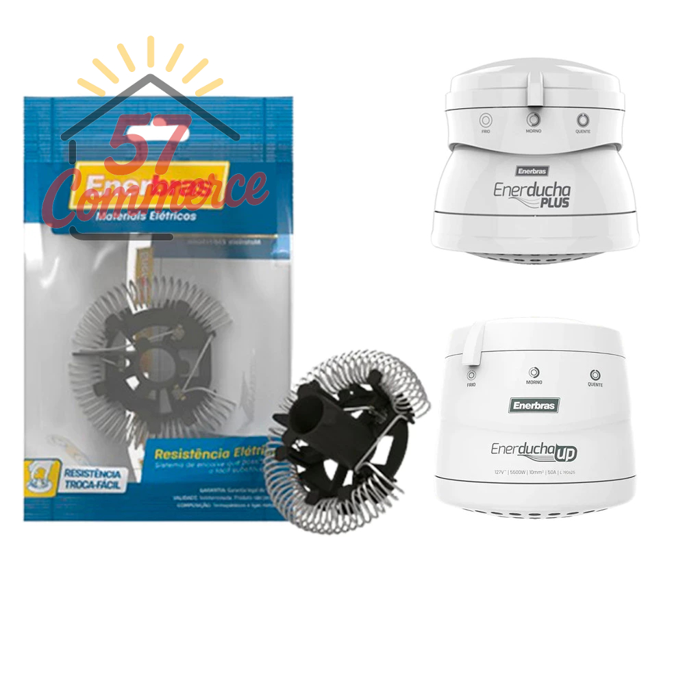 Resistência Ducha Enerducha Plus / UP 5500W 127V Enerbrás