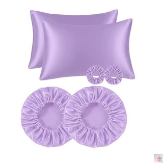 Kit Completo Cetim Anti Frizz 2 Fronhas + 2 Touca+ 2 Scrunchie Tratemento Cabelo Rosa Xuxinha Salão Beleza Mulher em Oferta na Shopee