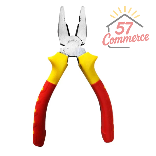 Alicate Universal Cabo Emborrachado 8" Niquelado Profield