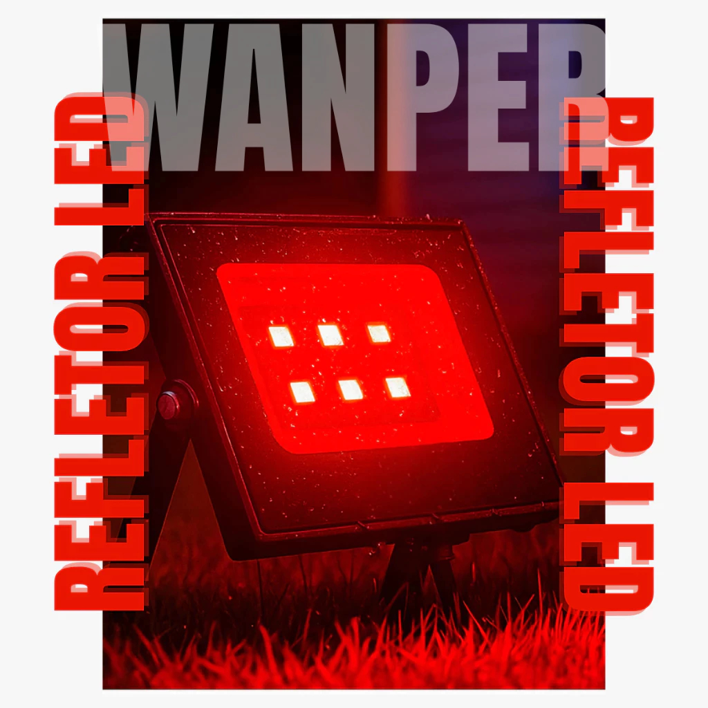 Refletor led Holofote Jardim Externo Vermelho 10w / 20w / 30w / 50w / 100w / 200w IP66 Pra Decoração em Oferta na Shopee