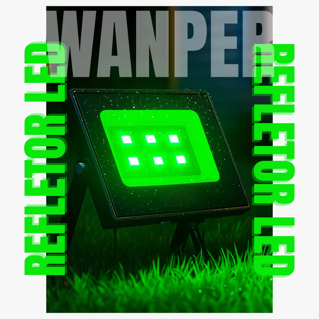 Refletor led Holofote Jardim Externo Verde 10w / 20w / 30w / 50w / 100w / 200w IP66 Pra Decoração em Oferta na Shopee