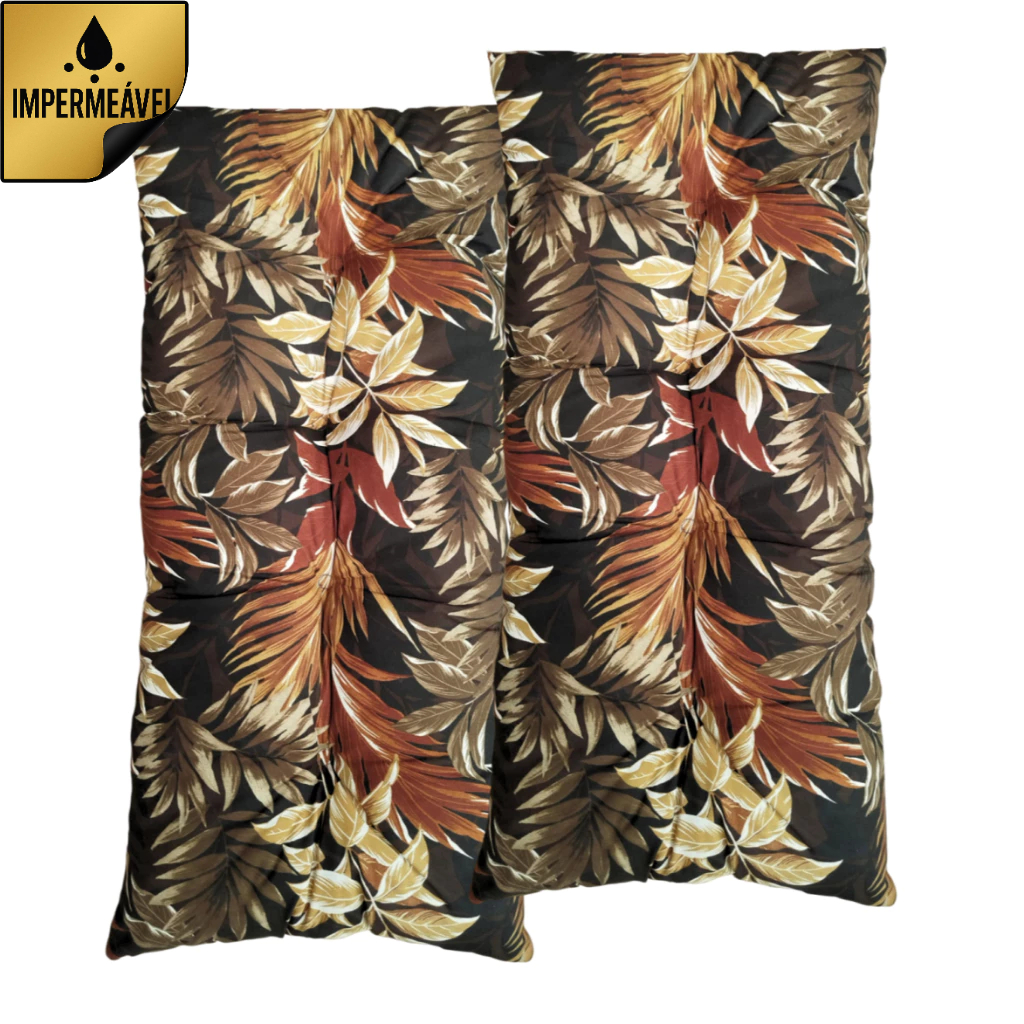 2 ALMOFADAS 95X45 TECIDO IMPERMEÁVEL TECIDO ACQUABLOCK