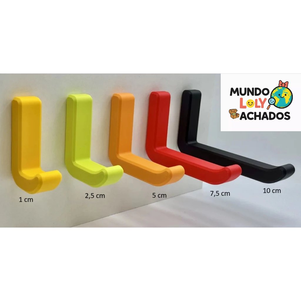 GANCHO suporte cabideiro de parede para mochila roupa boné vassoura rodo varias utilidades