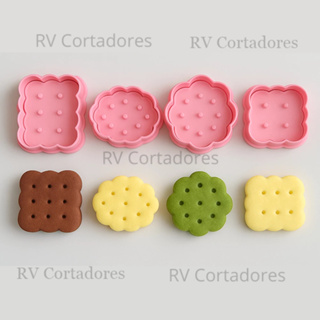 Conjunto de cortadores de Biscoitos Vintage em Oferta na Shopee