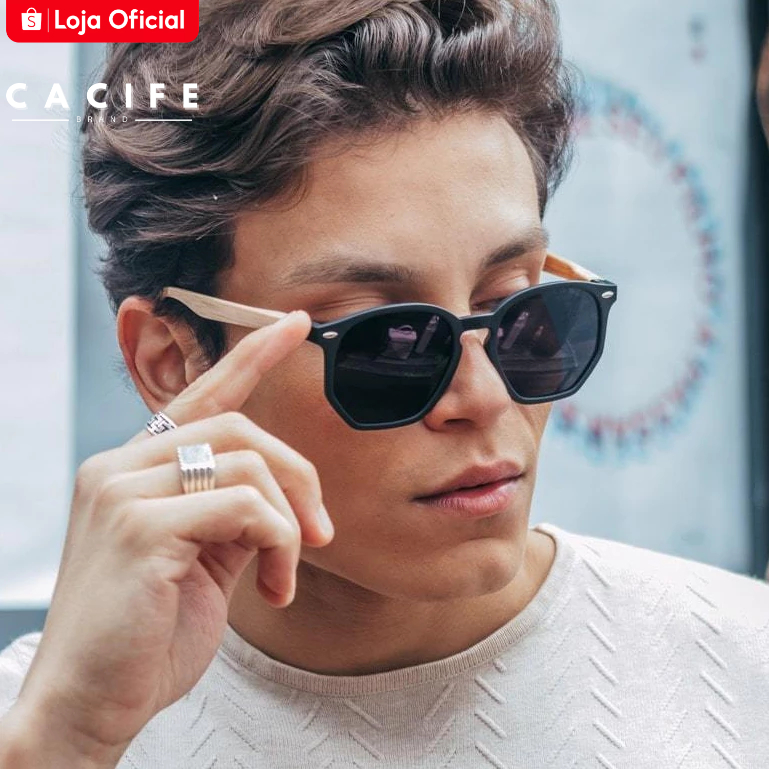 Óculos de Sol Tulum 2.0 Hexagonal Clássico Praia Vintage Oldstyle uv400 Feminino Masculino - Fashion Accessories